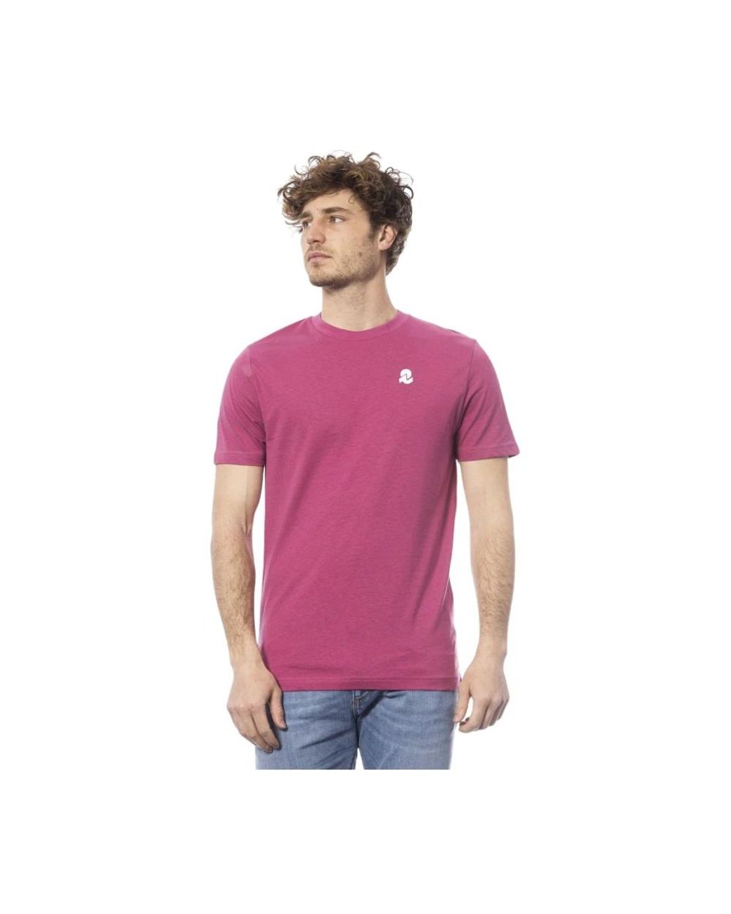 INVICTA WATCH Tops ,Paars ,Katoen T-Shirts in het Purple voor heren