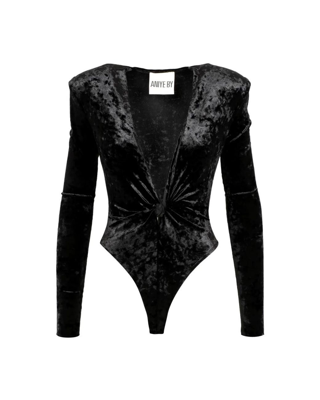 Aniye By Tops ,Zwart ,Leer Top Zwart in het Black