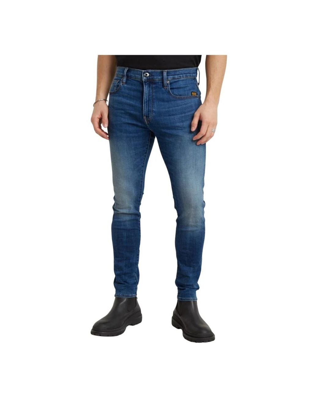 Stone Island Blue Skinny Fit Jeans for men