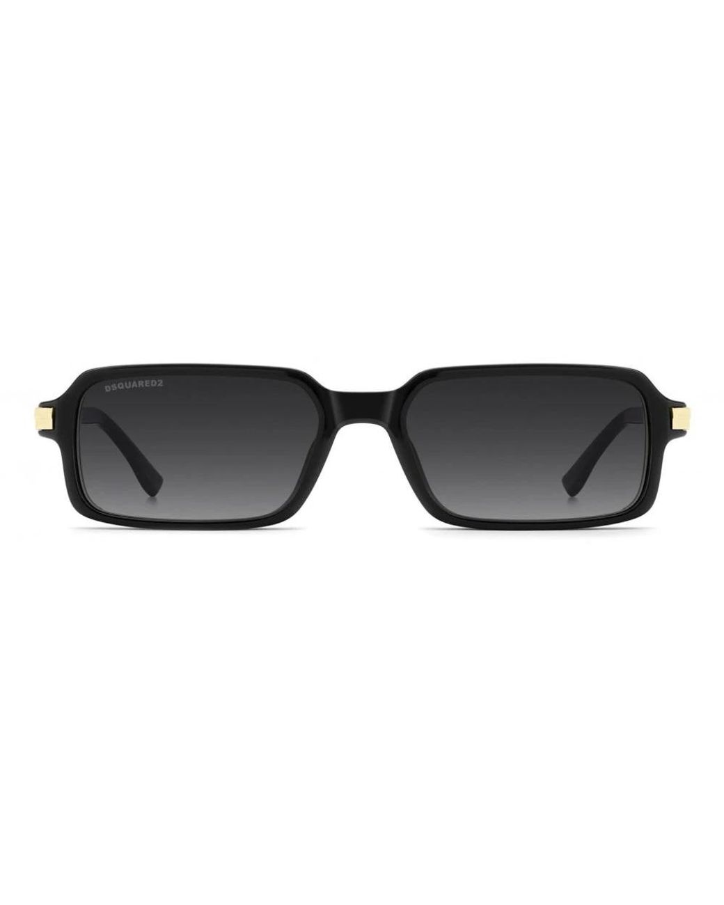 DSquared² Rectangular Gradient Acetate Sonnenbrillen in Black für Herren