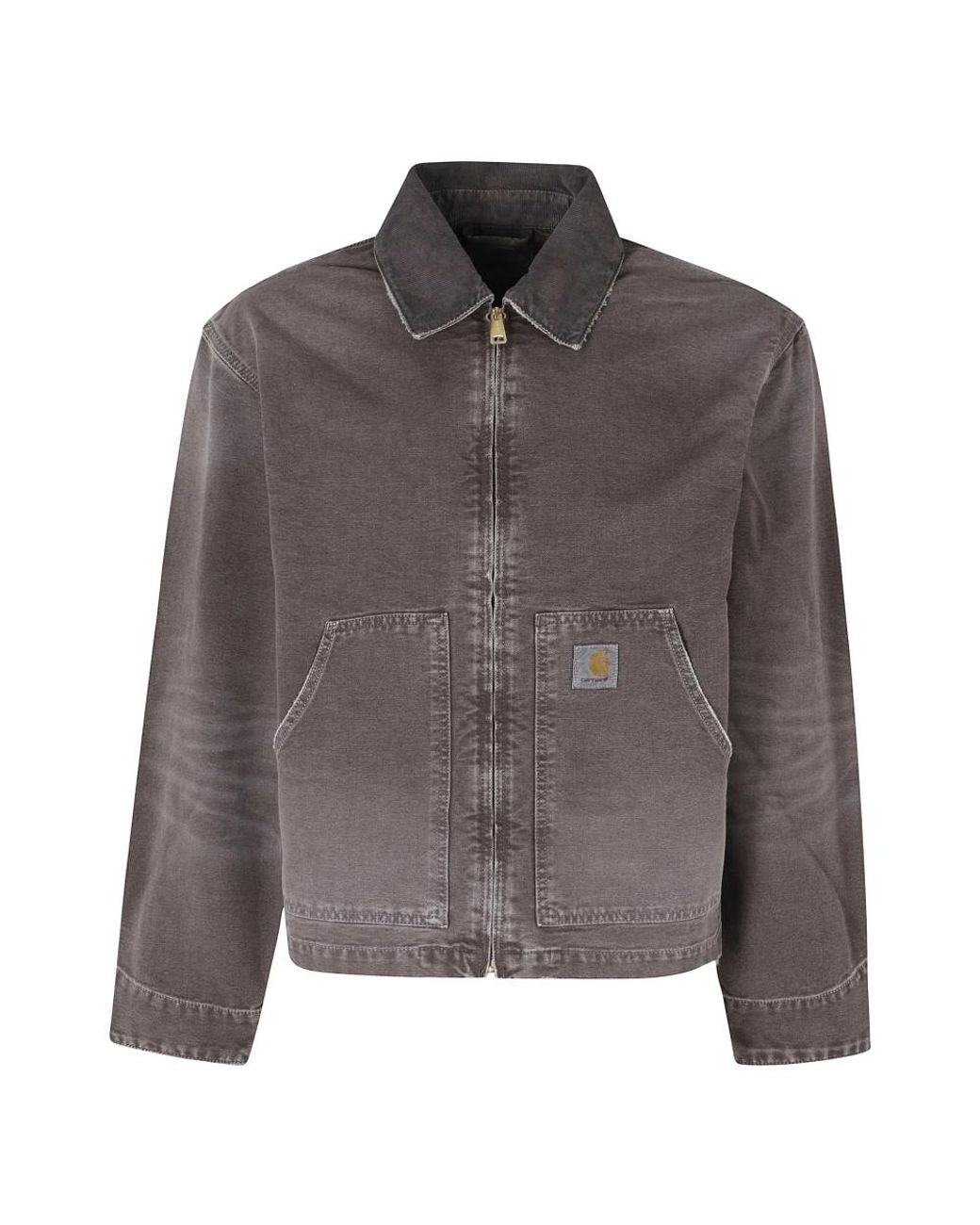 Carhartt Gray Denim Jackets for men