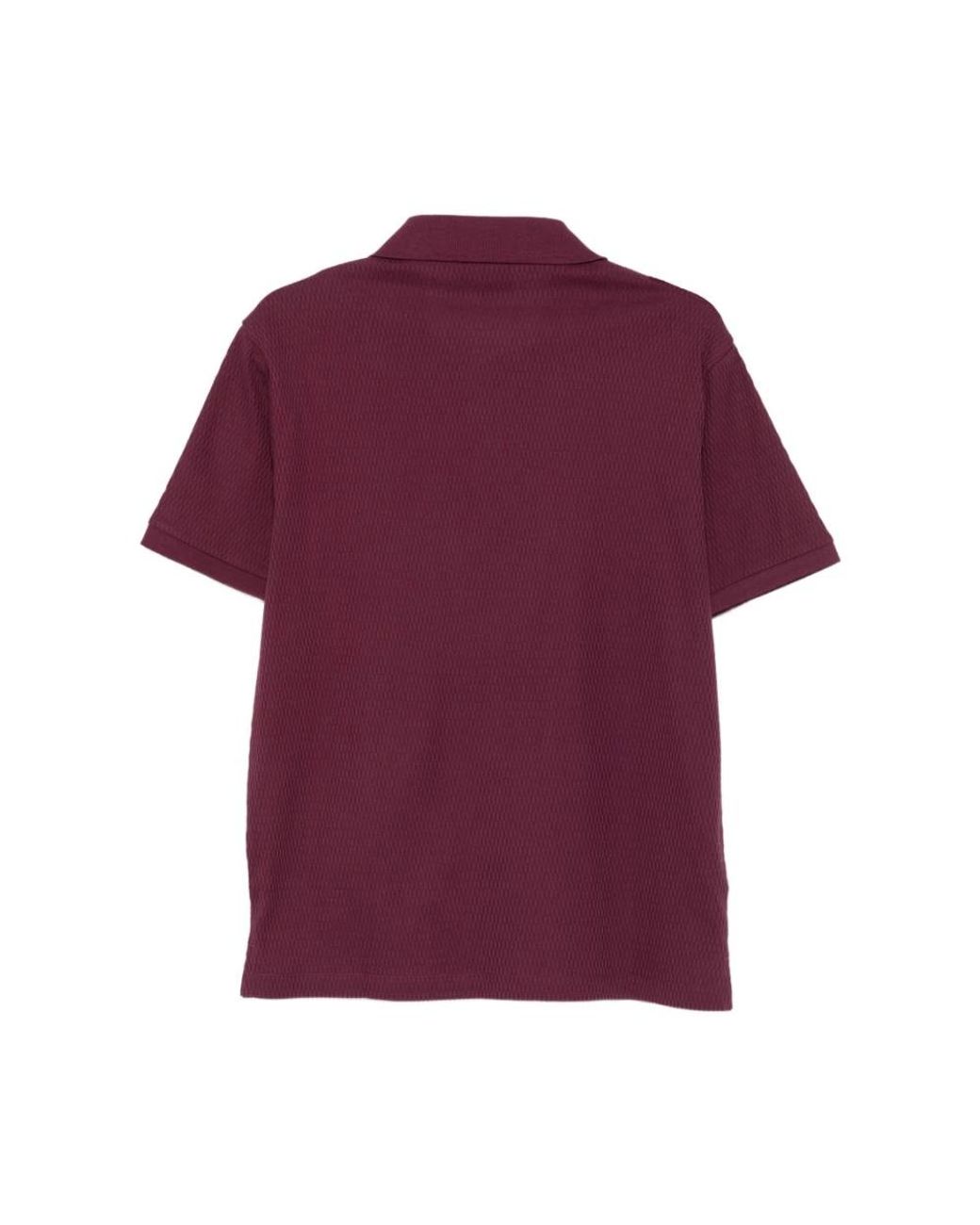 Emporio Armani Purple Polo Shirts for men