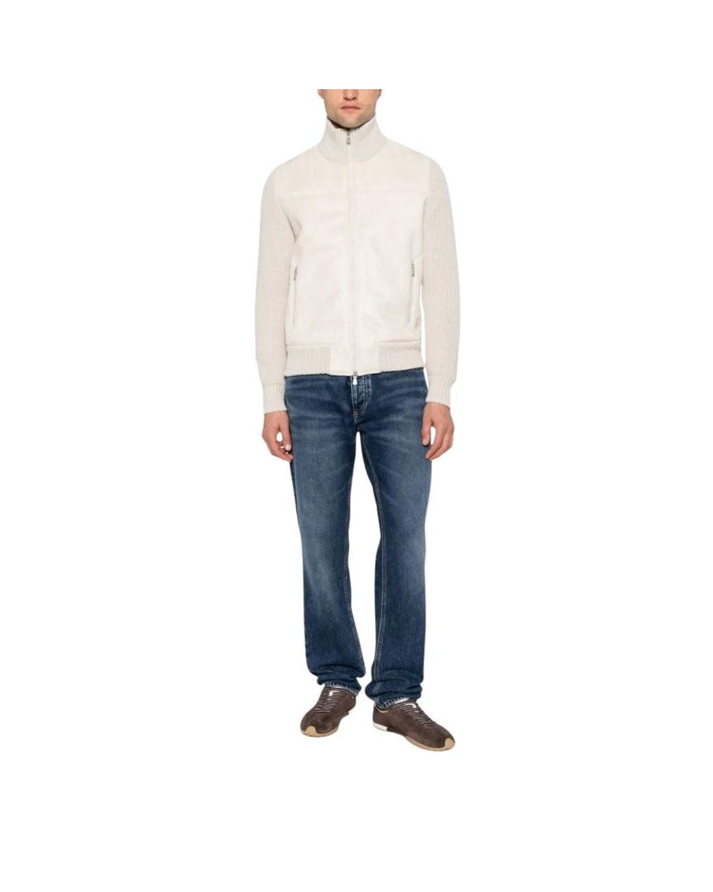 Zip-Throughs di Vengera in Blue da Uomo