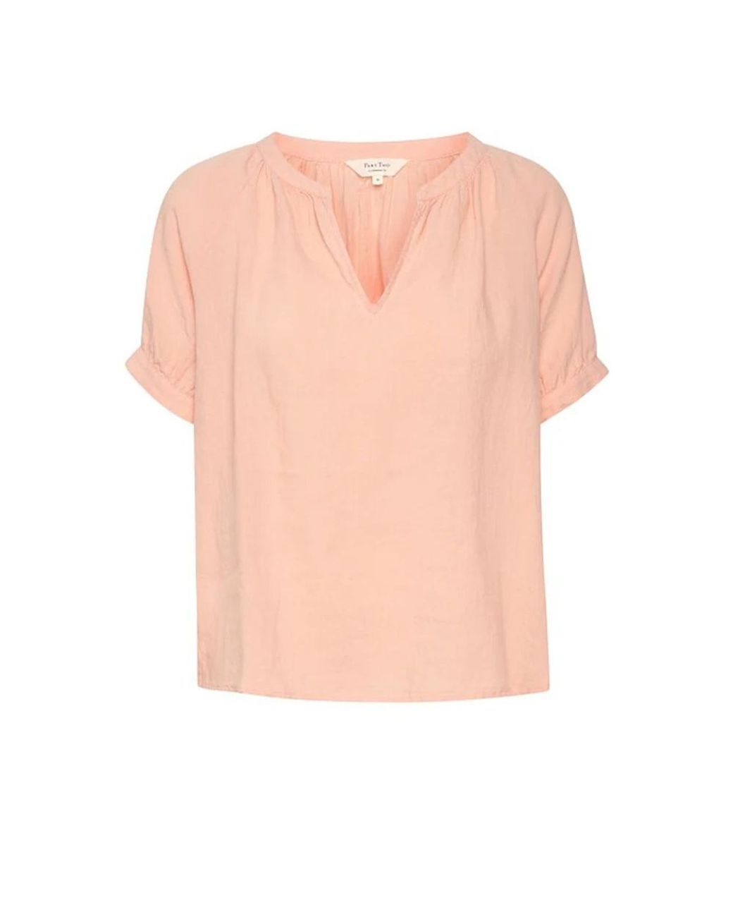 Part Two Overhemden ,Roze ,Linnen Koraalroze Linnen Blouse in het Pink