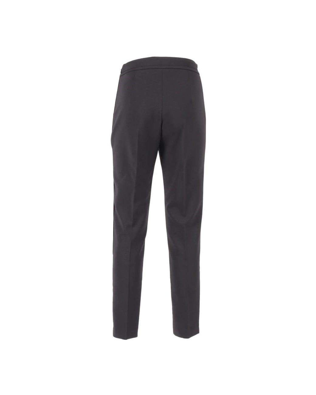 Elisabetta Franchi Gray Slim-Fit Trousers