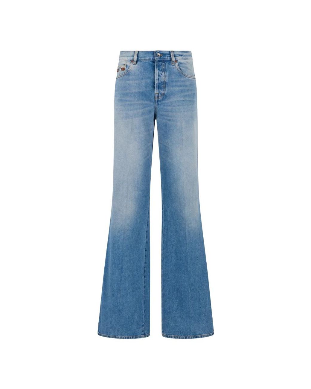 Gucci Blue Flared Jeans