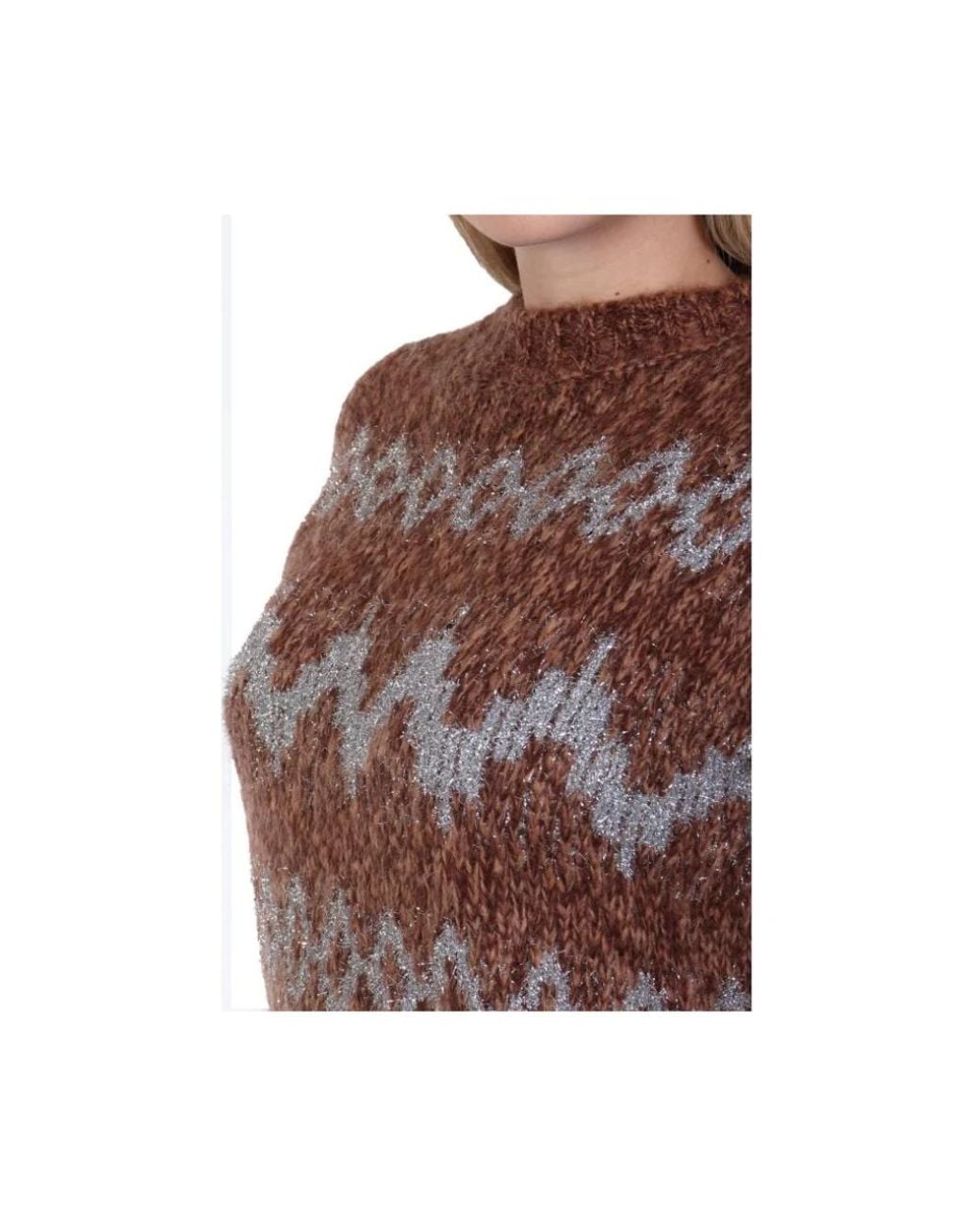 Weekend by Maxmara Brown Round-Neck Knitwear