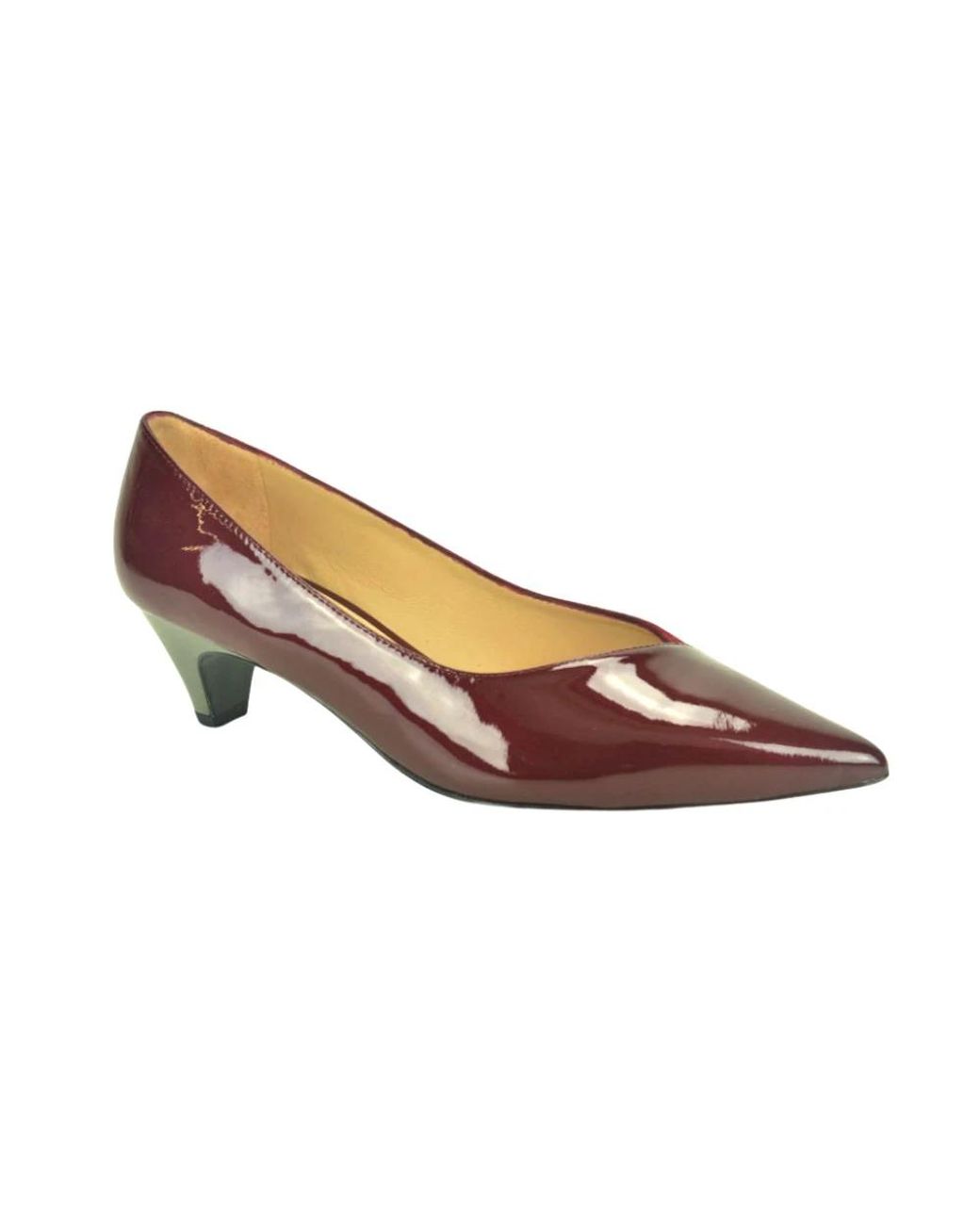 Peter Kaiser Lace Pump Tip 5Cm in het Brown
