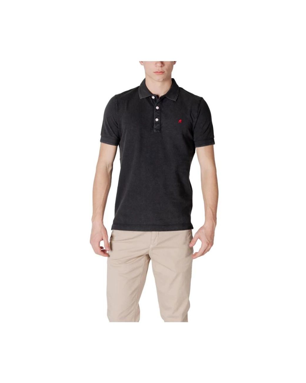 Replay Black Polo Shirts for men
