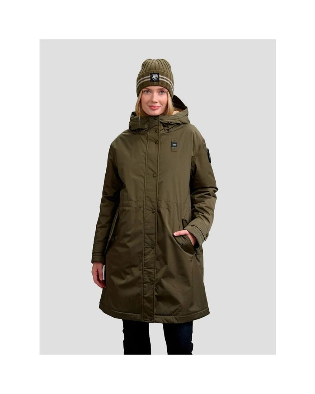 Parkas di Blauer in Green