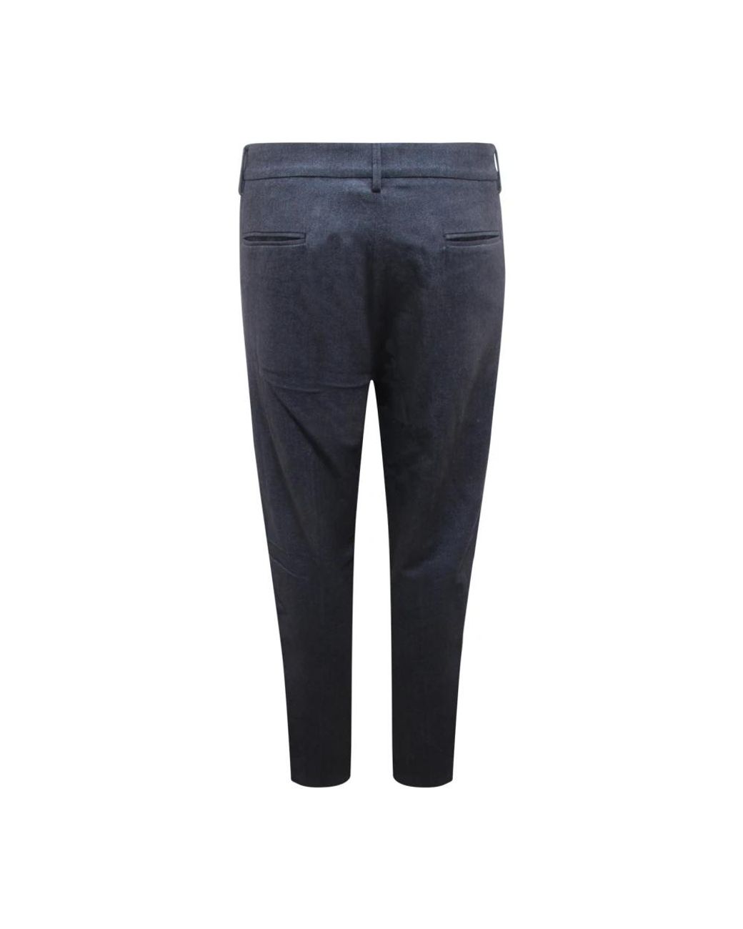 Brooksfield Blue Slim-Fit Trousers for men