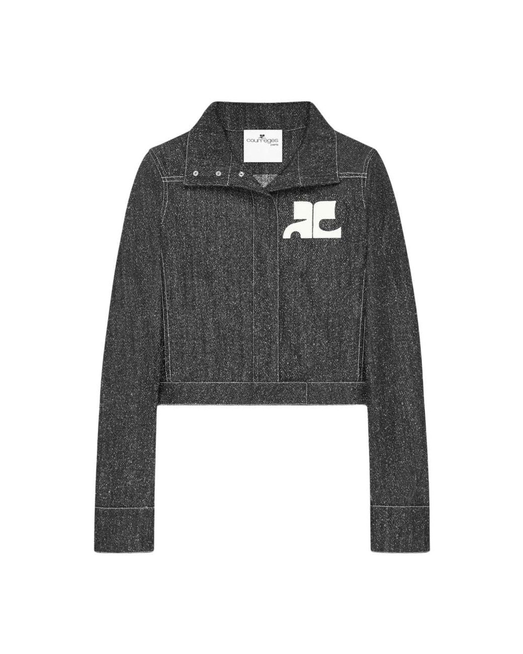 Courreges Black Tweed Jackets