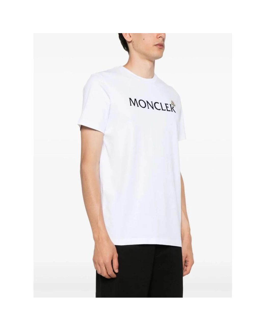 Moncler White T-Shirts for men