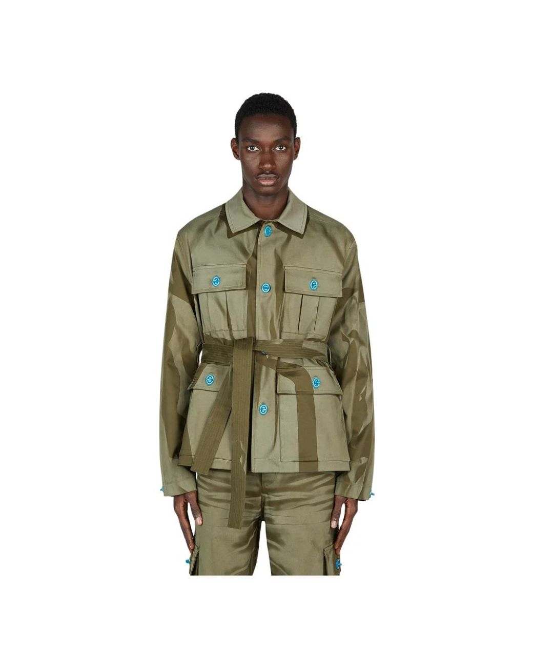 BOTTER Laser Print Jacket in het Green voor heren