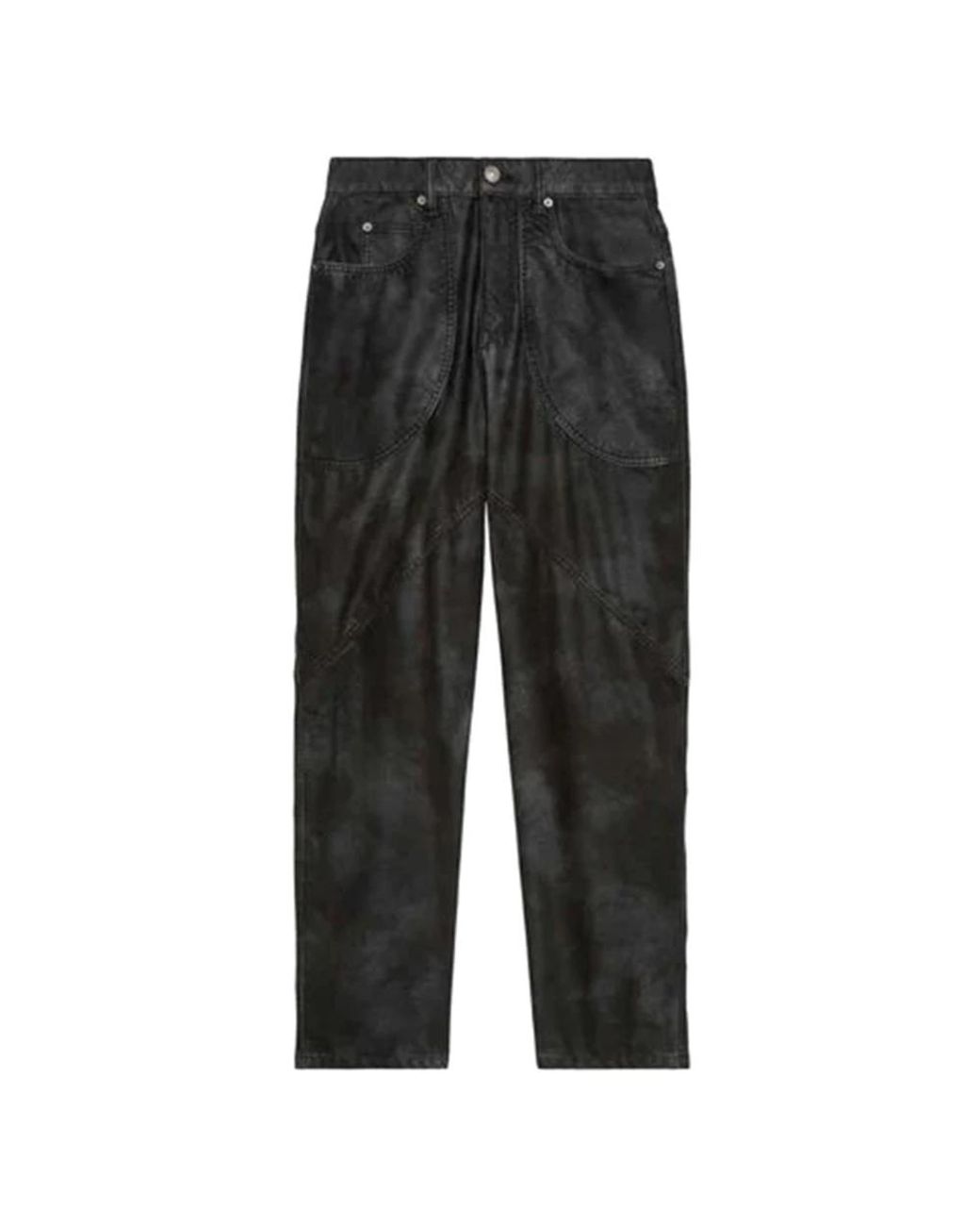 Isabel Marant Gray Straight Fit Jeans