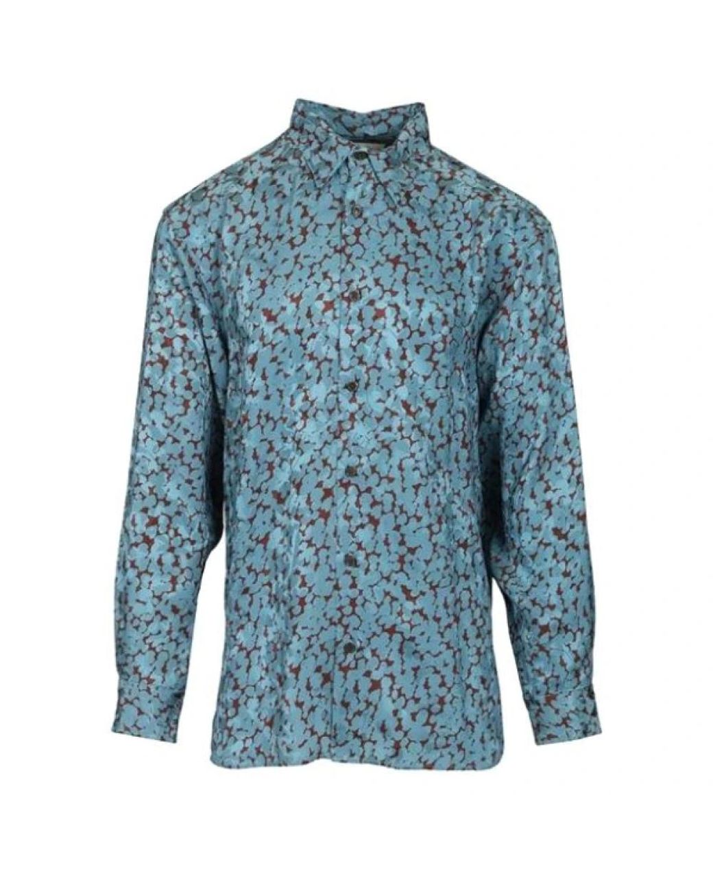 Dries Van Noten Blue Casual Shirts for men