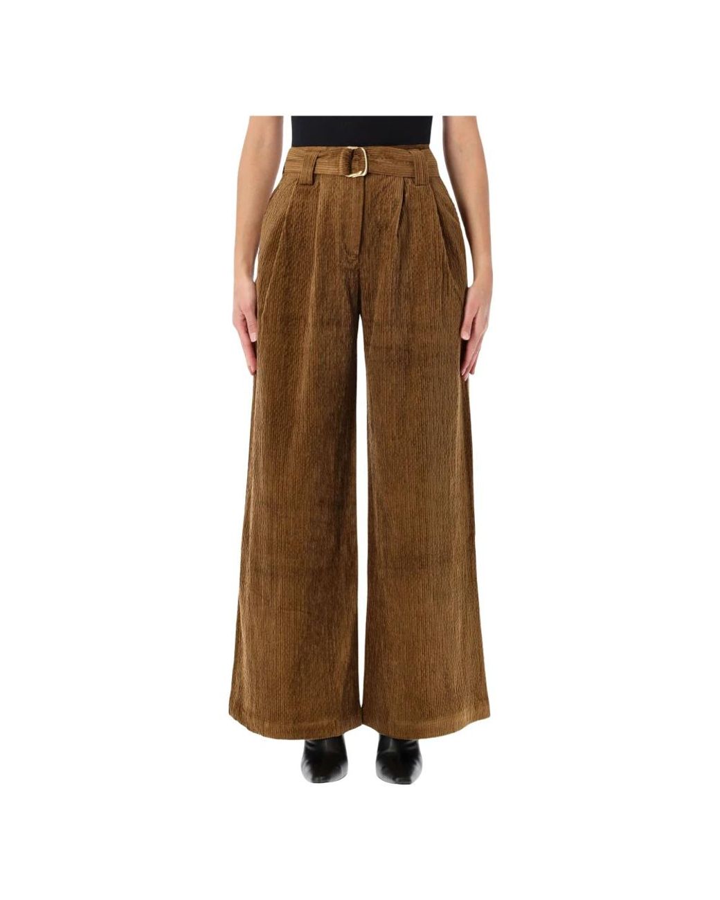 Sessun Brown Wide Trousers