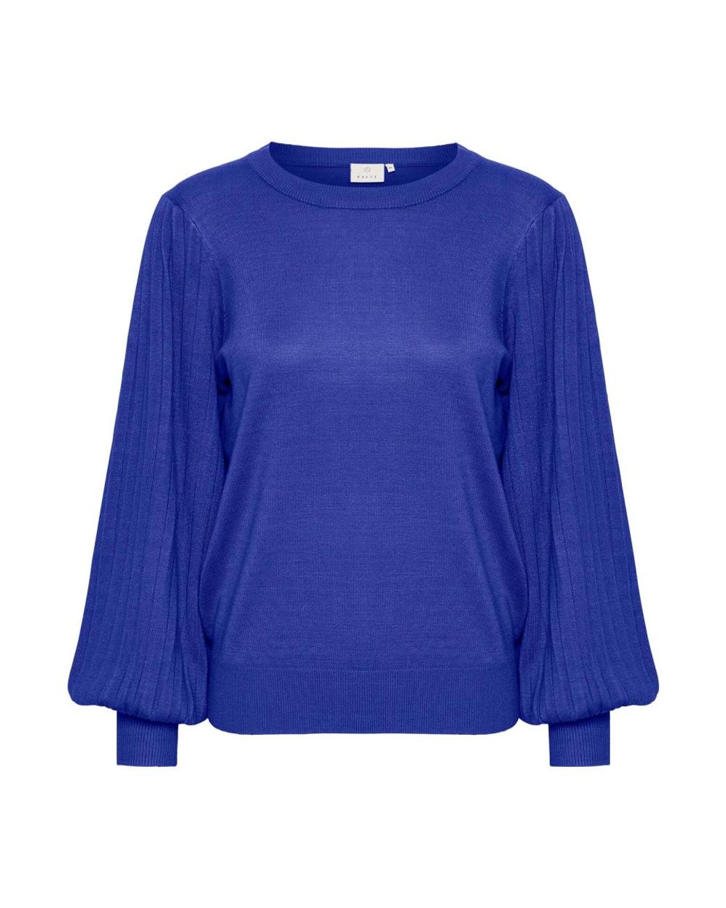 Kaffe Truien & Vesten ,Blauw ,Vrouwelijke Gebreide Trui Clematis Blauw in het Blue