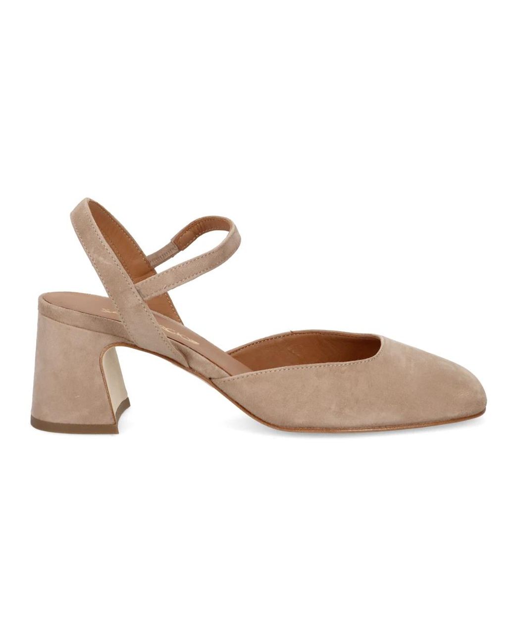 Sangiorgio Schoenen ,Suède Elegante Sandalen in het Natural