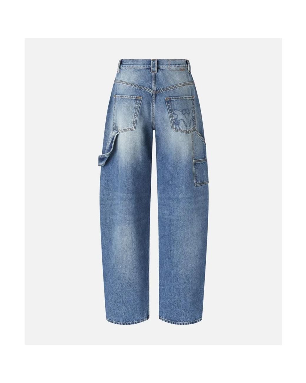 Pinko Blue Loose Fit Jeans