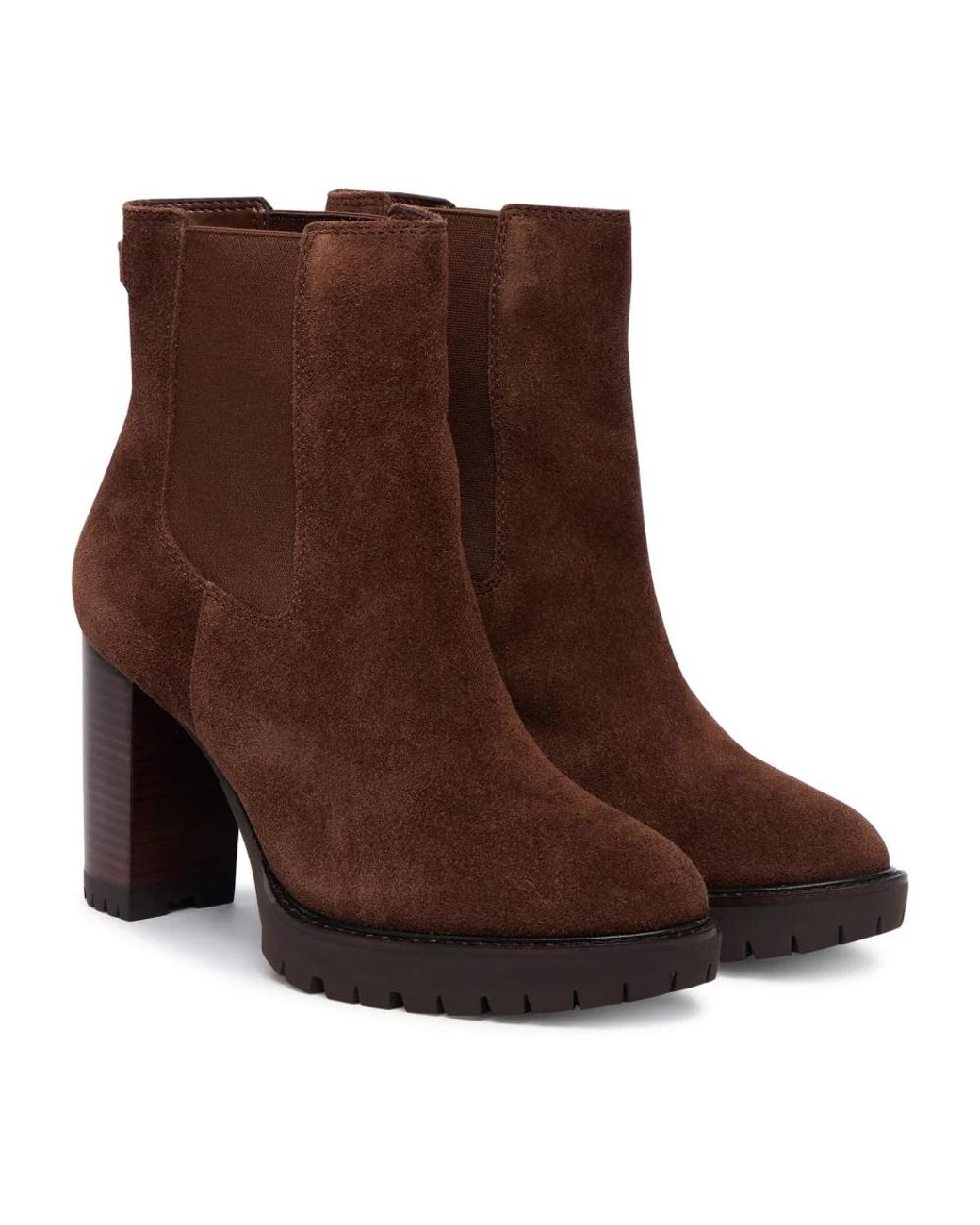 Ralph Lauren Brown Heeled Boots
