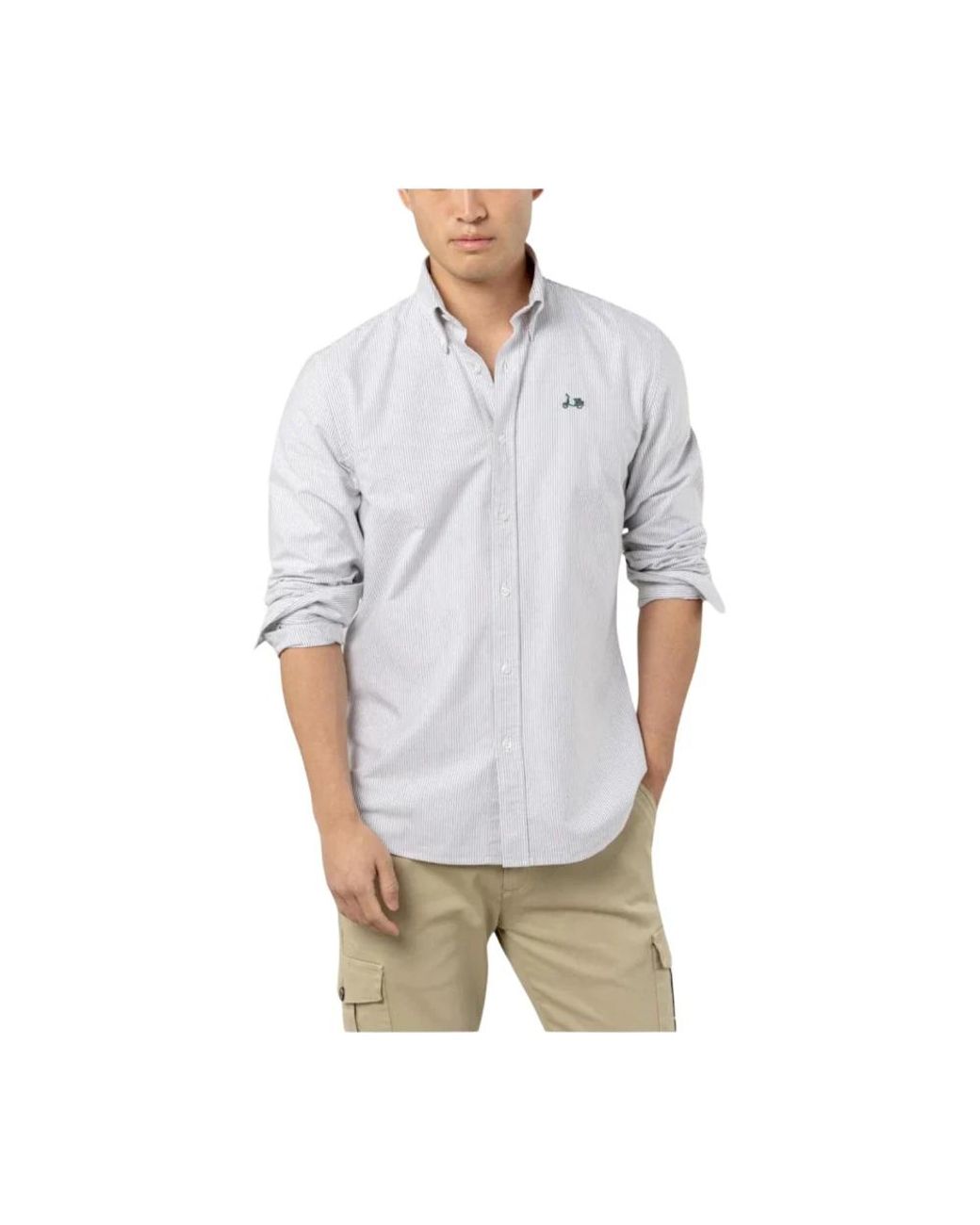 Scotta Casual Hemden in het Gray voor heren