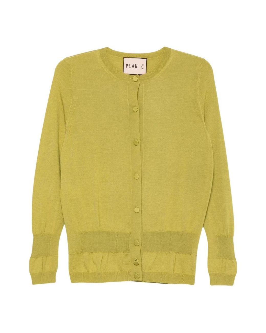 Cardigans Plan C de color Yellow