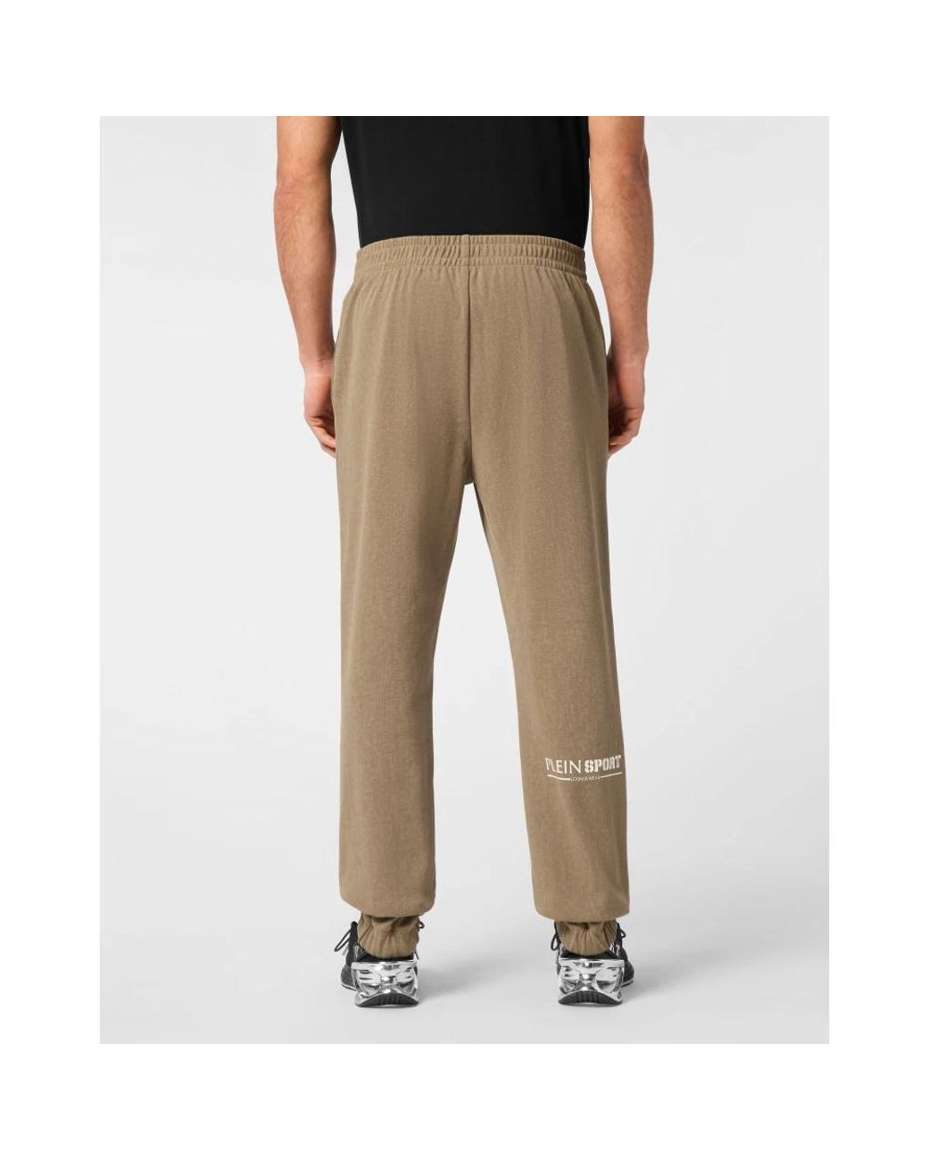 Philipp Plein Broeken ,Groen ,Katoen Scratch Trainingsbroeken in het Natural voor heren