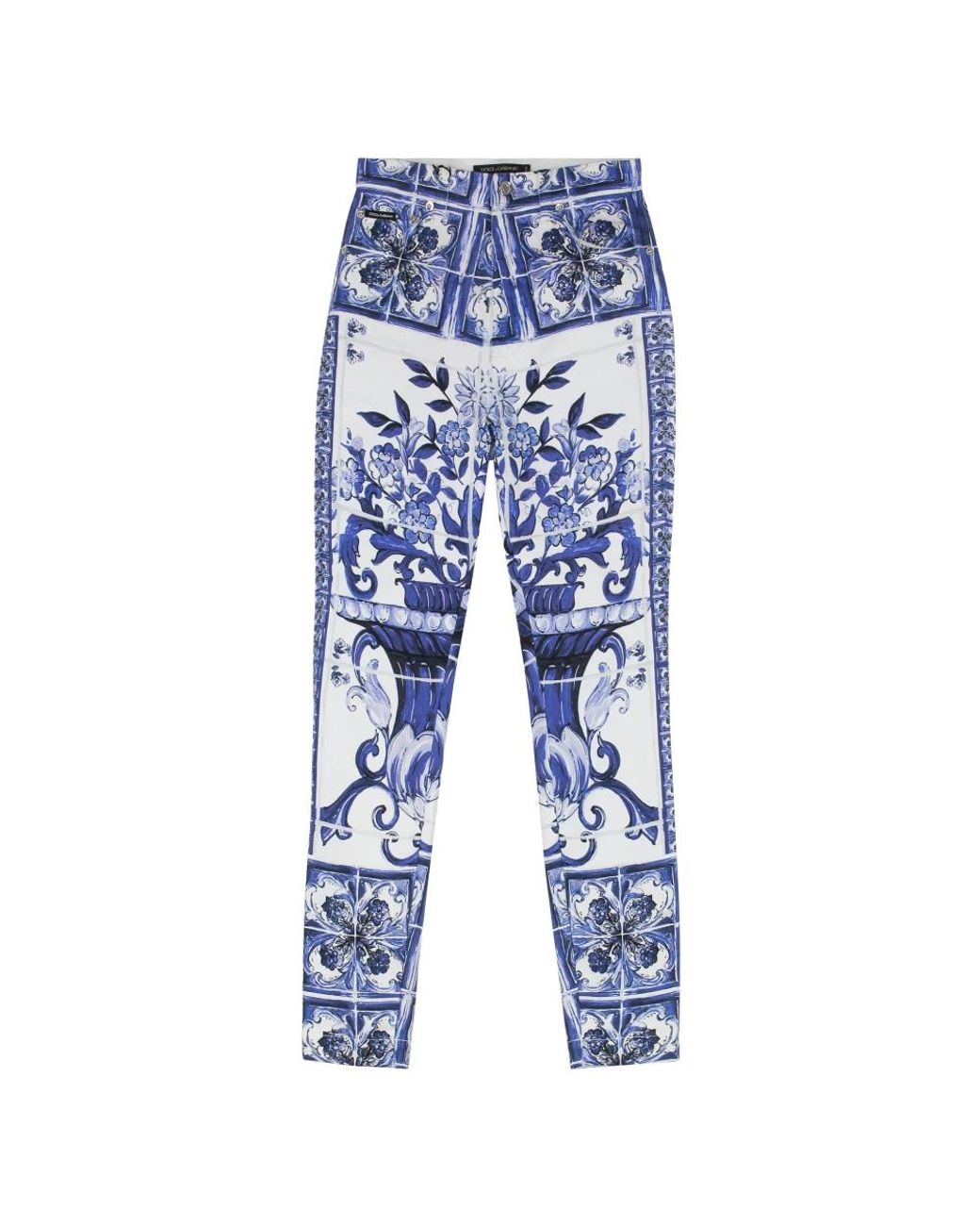 Dolce & Gabbana Blue Slim-Fit Trousers