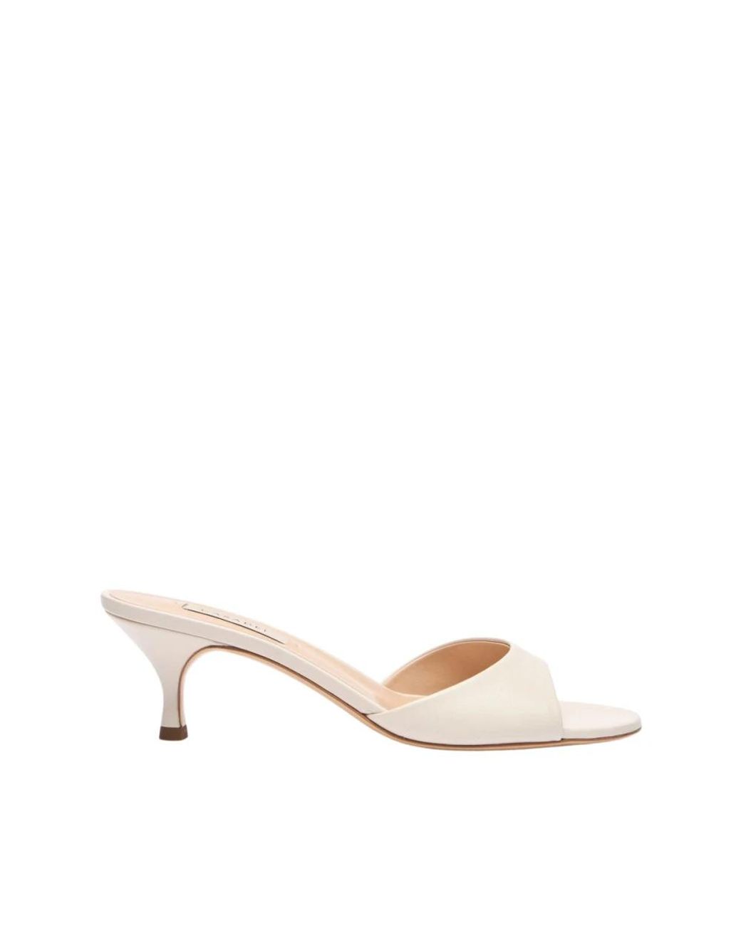 Casadei Natural Heeled Mules