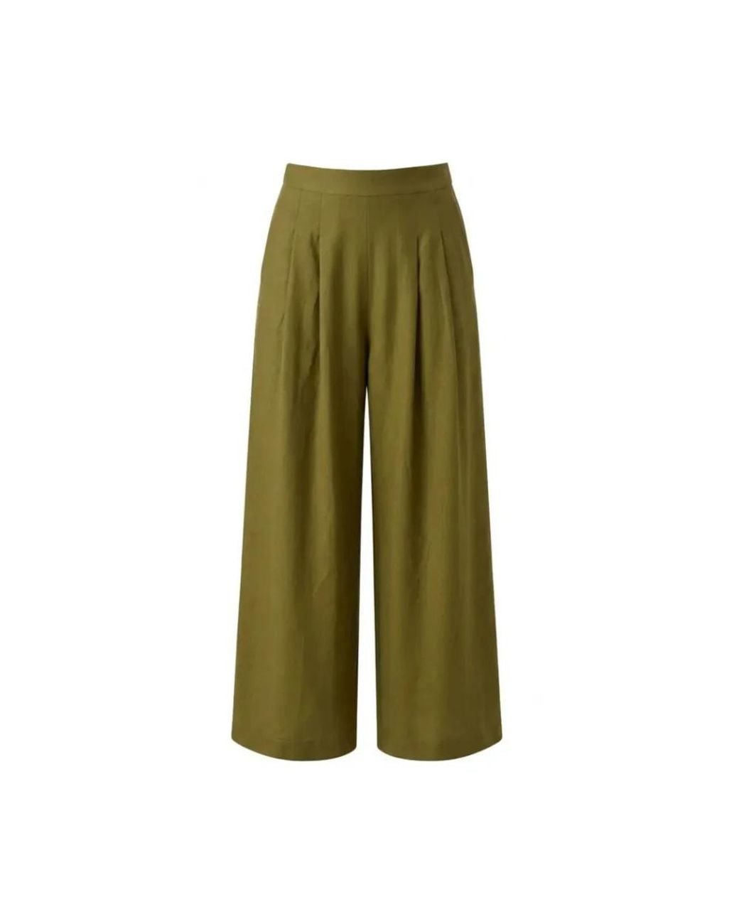 Amélie & Amélie Green Wide Trousers