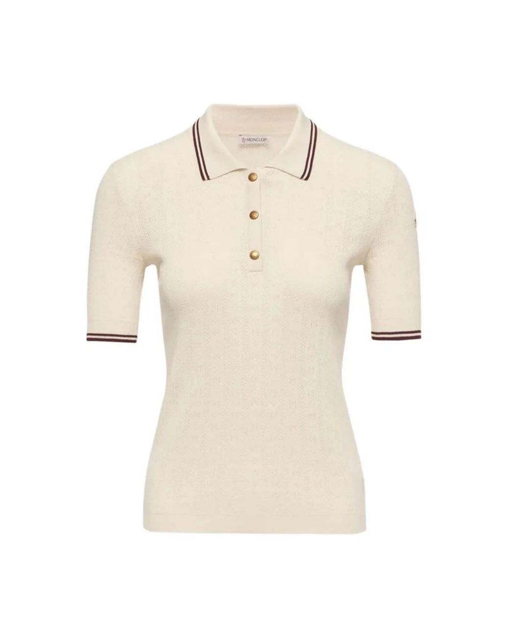 Moncler Natural Round-Neck Knitwear