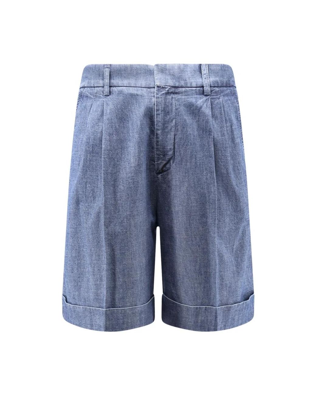 Valentino Blue Denim Shorts for men