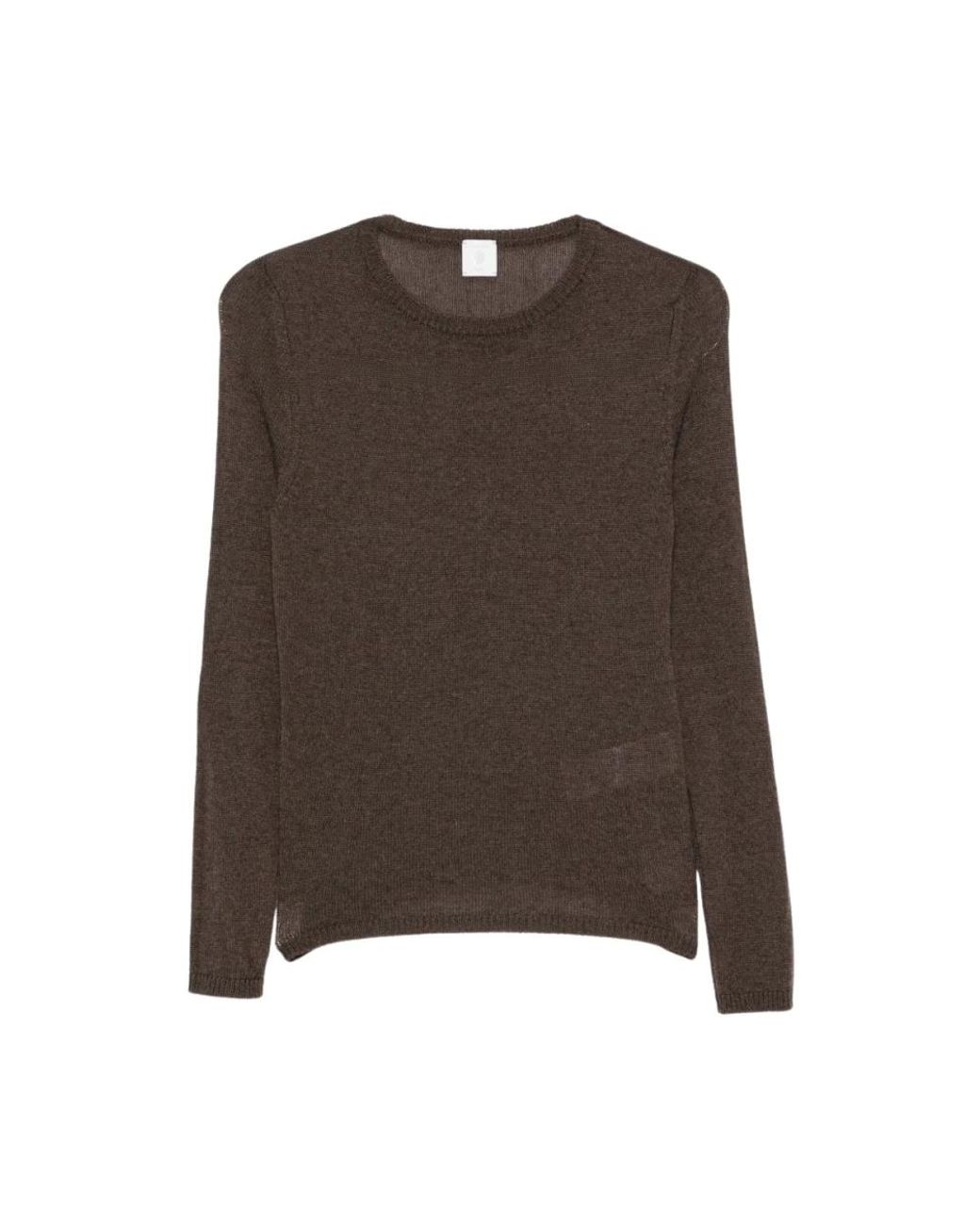 Eleventy Brown Round-Neck Knitwear