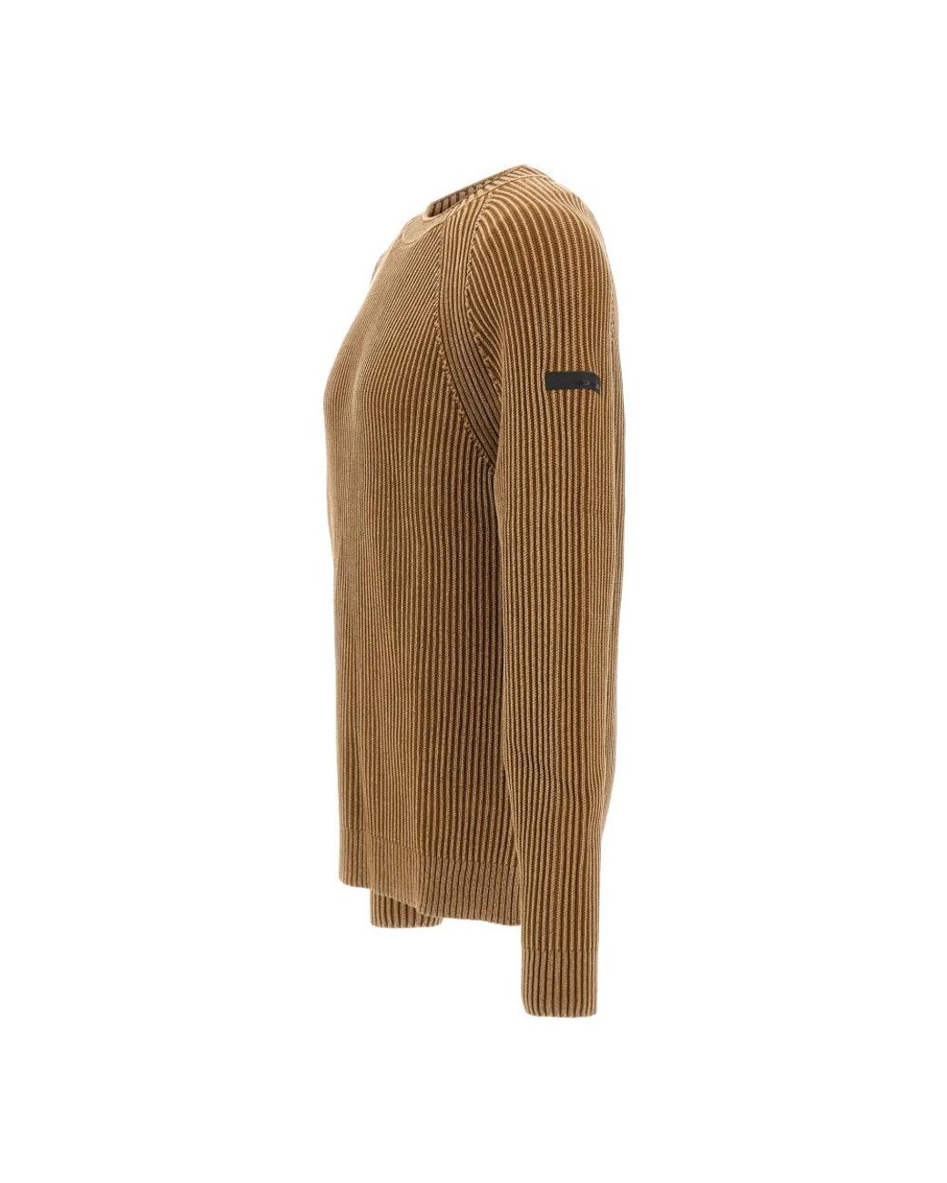 Rrd Brown Round-Neck Knitwear for men