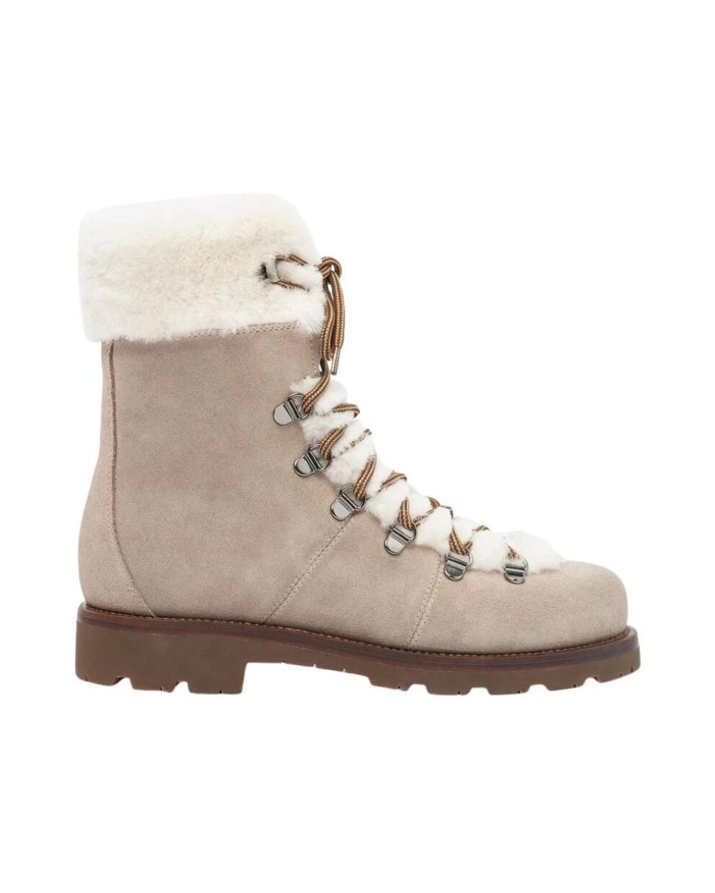 Scarosso Schoenen ,Grijs ,Suède Kat Boots in het Brown
