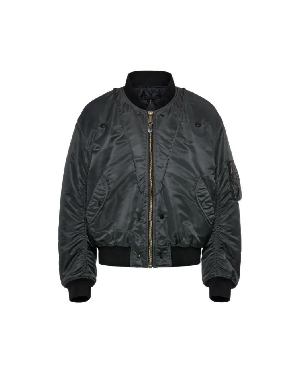 Maison Margiela Black Bomber Jackets for men