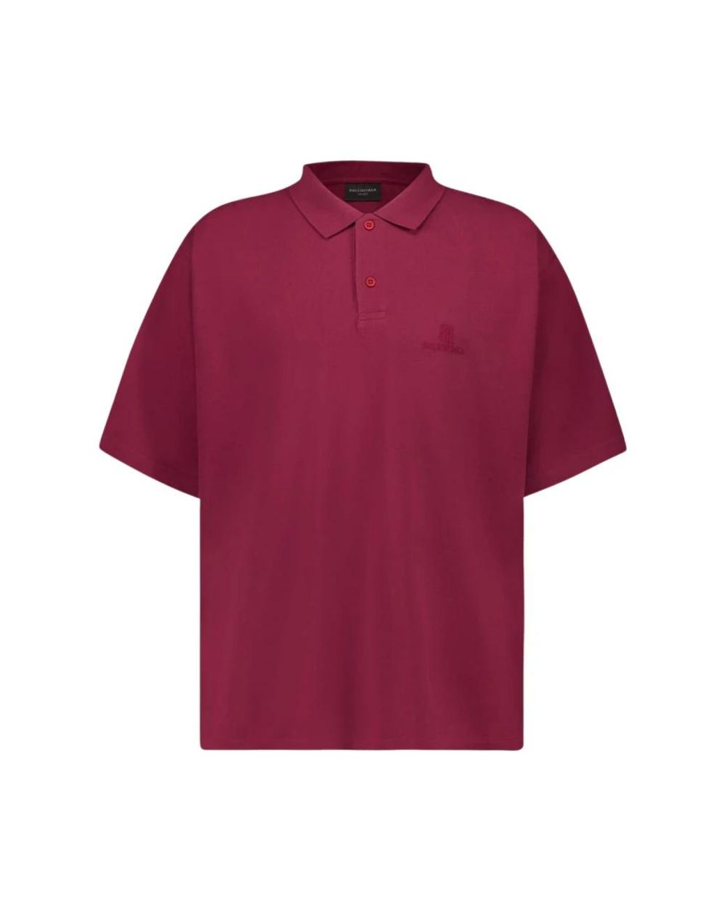 Balenciaga Red Polo Shirts for men