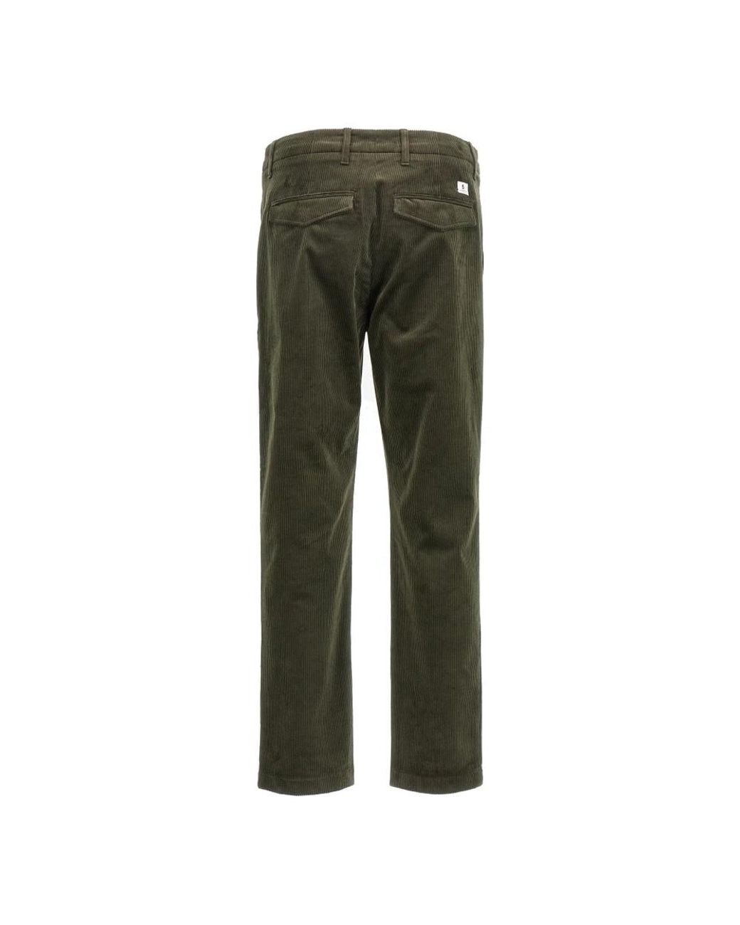 Department 5 Green Straight Trousers for men
