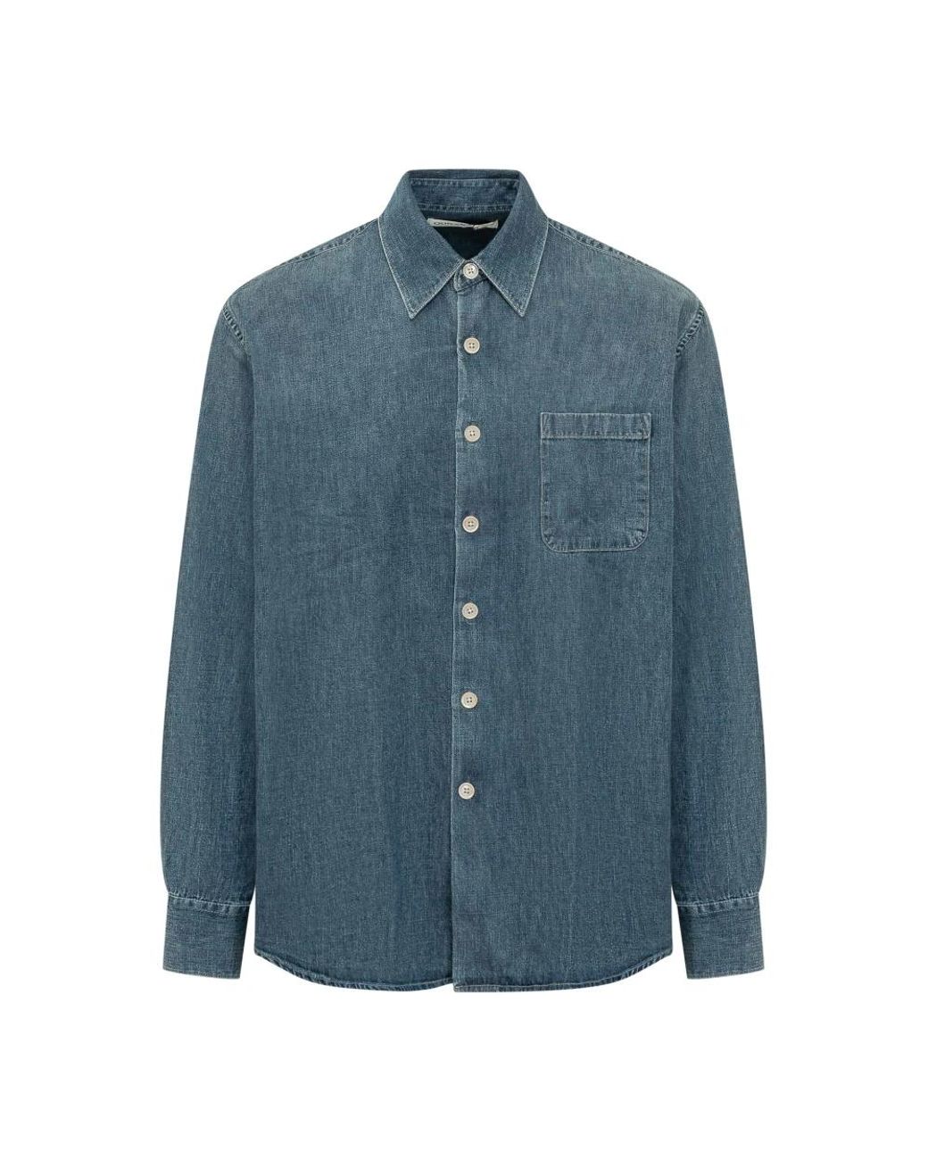 Our Legacy Blue Denim Shirts for men