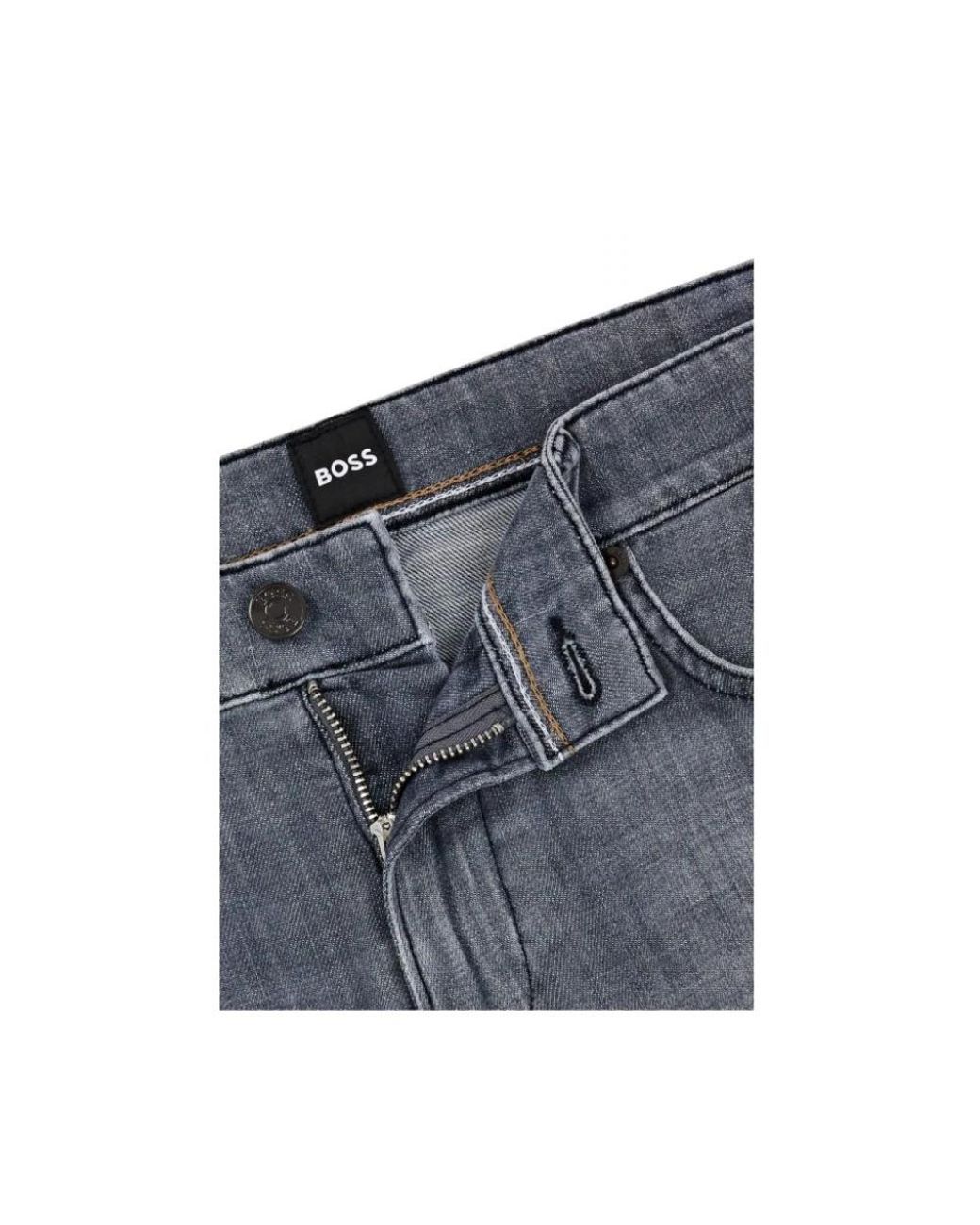 Boss Blue Straight Fit Jeans