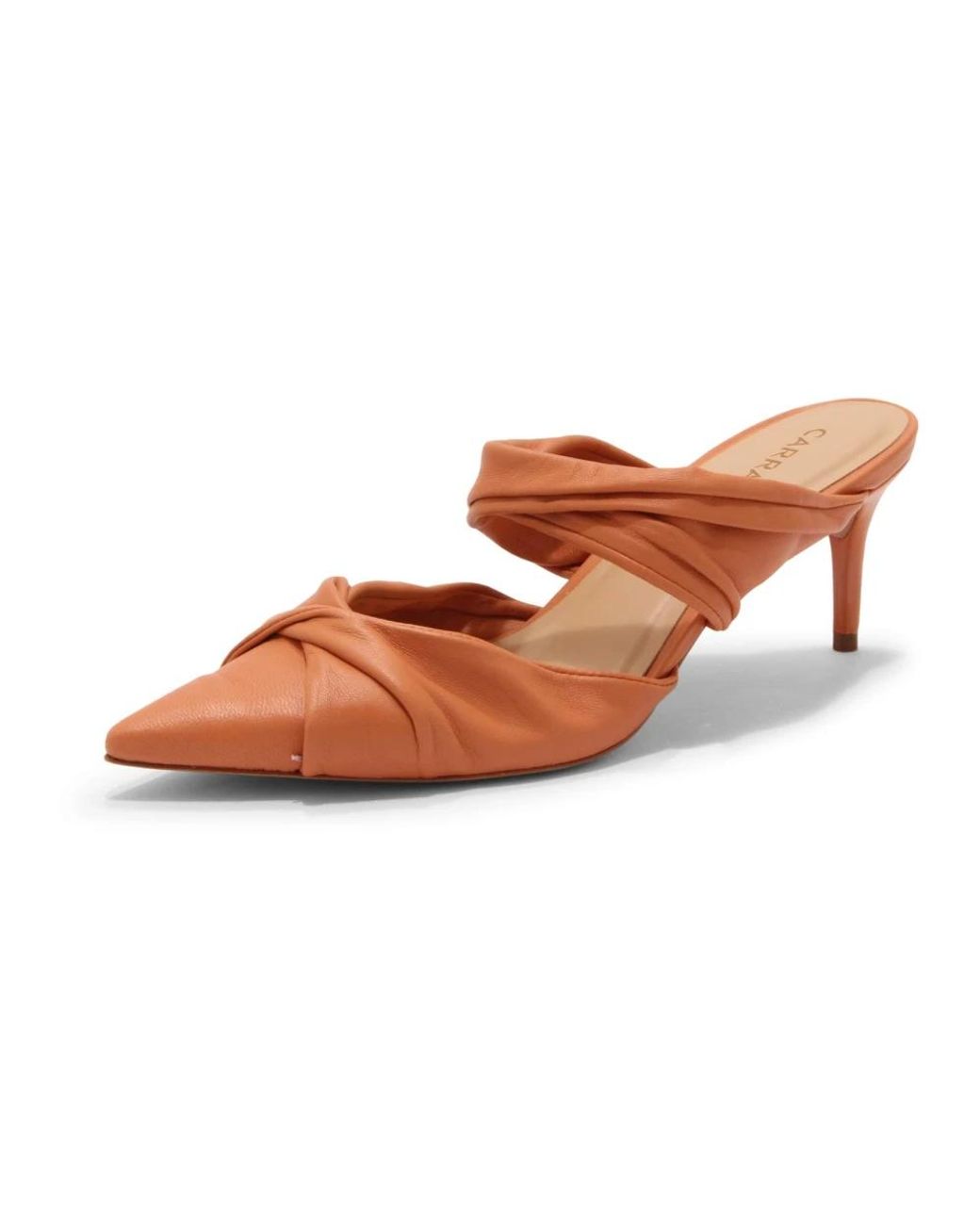 Carrano Brown Heeled Mules