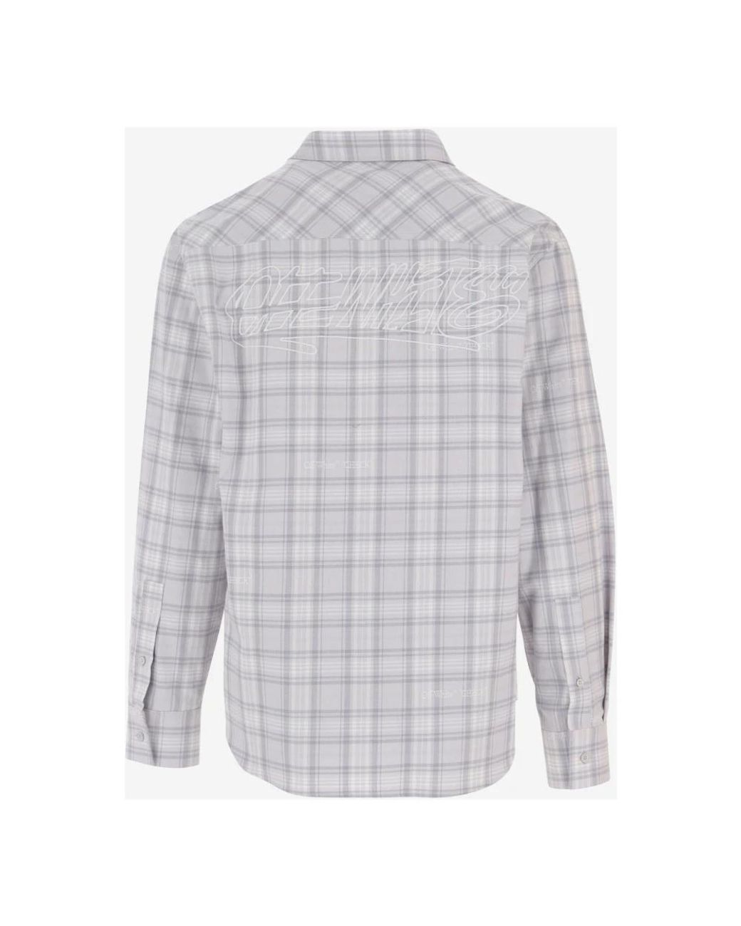 Off-White c/o Virgil Abloh Gray Casual Shirts for men