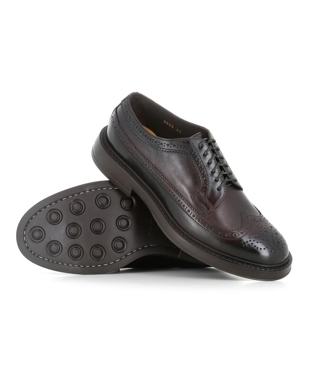 Doucal's Brown Business Shoes for men