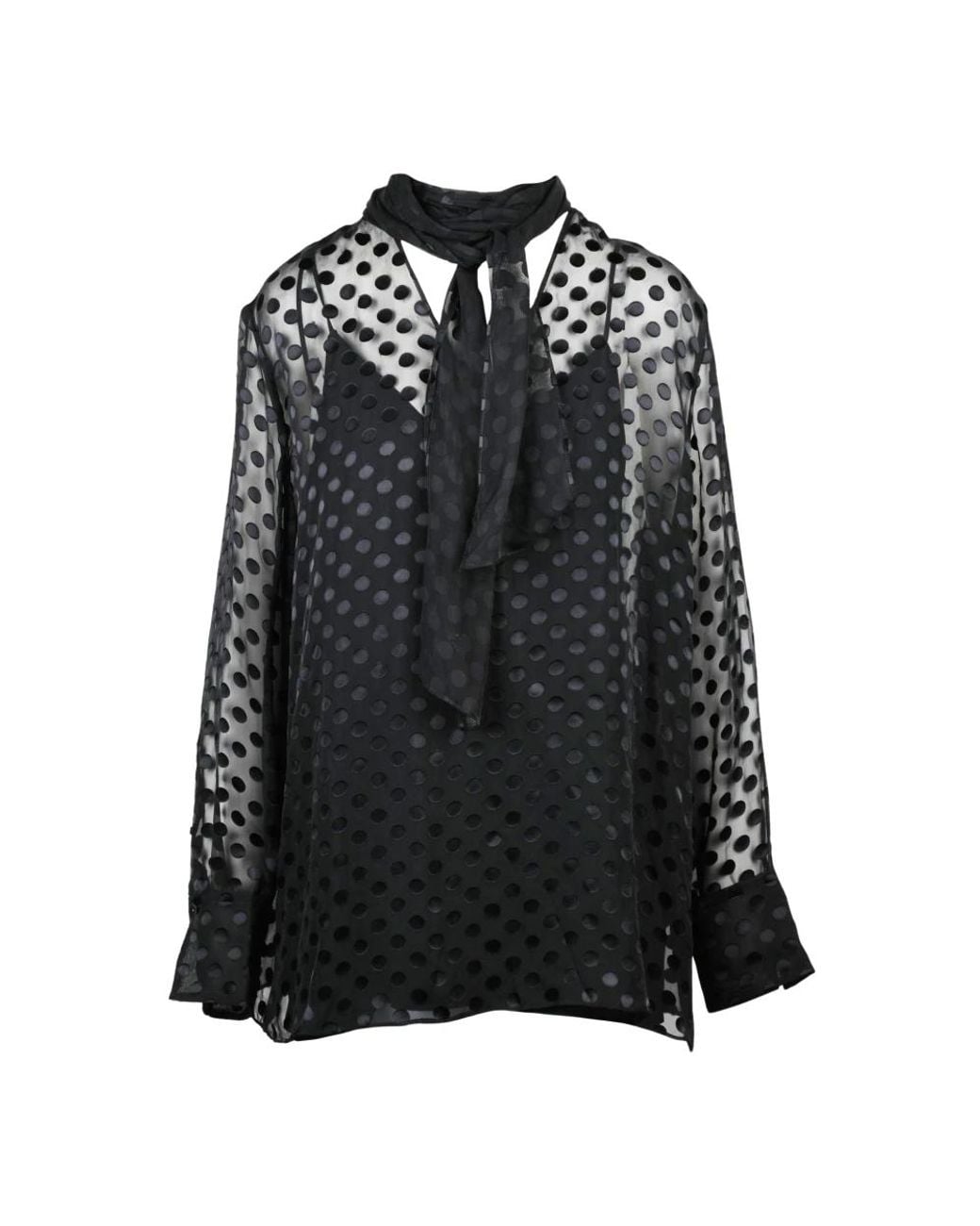 Givenchy Black Blouses