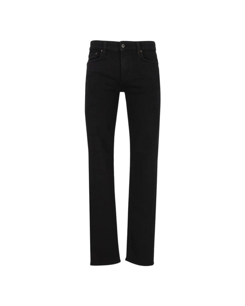 Emporio Armani Black Straight Fit Jeans for men