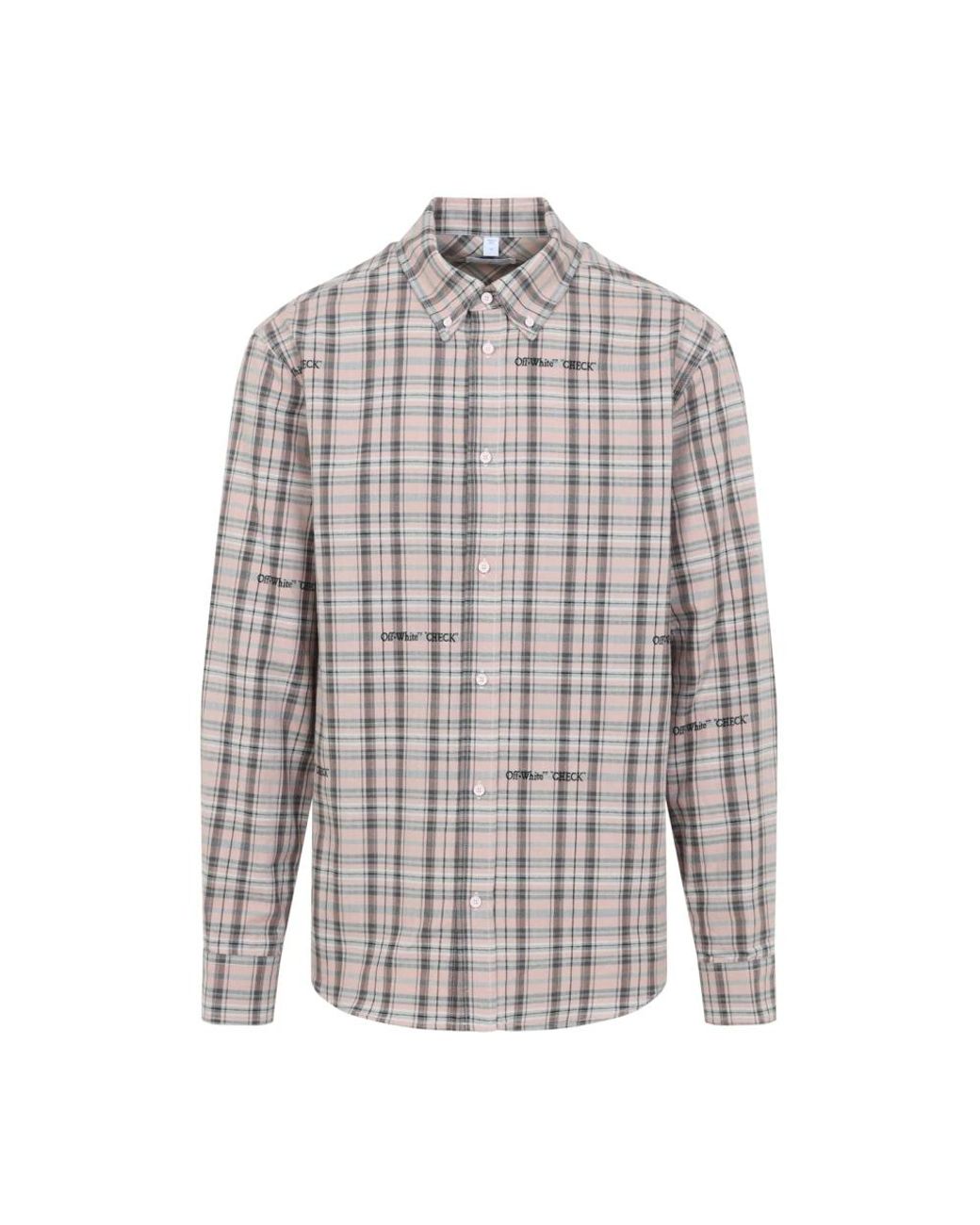 Off-White c/o Virgil Abloh Gray Casual Shirts for men