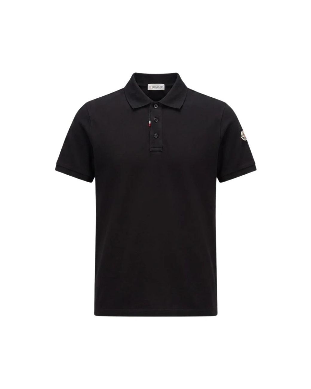 Moncler Black Polo Shirts for men