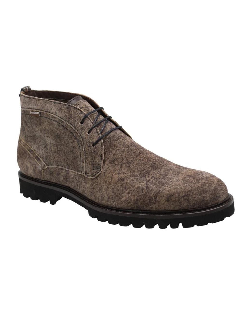 Floris Van Bommel Brown Lace-Up Boots for men