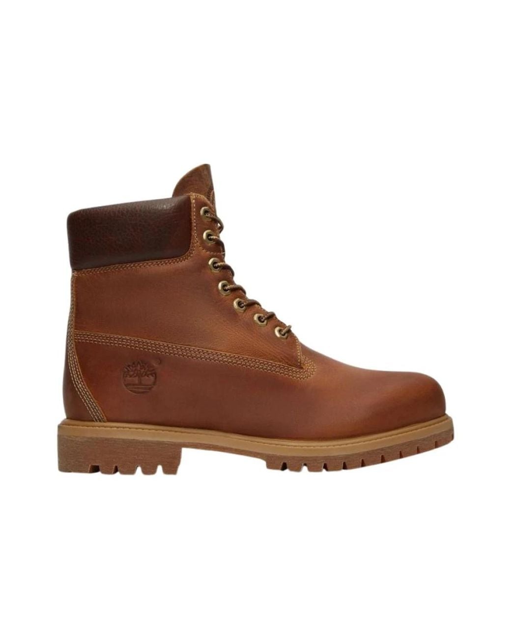 Timberland Brown Lace-Up Boots for men
